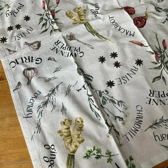 NWT Anthropologie Anwen Herb Dishtowel - Picture 9 of 14